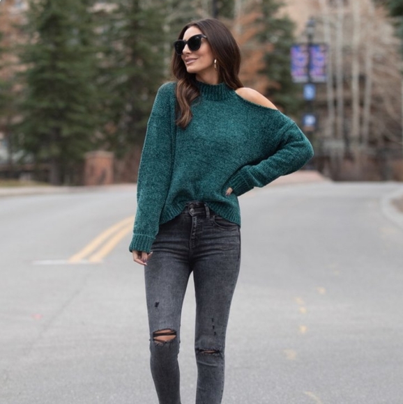 Apricot Lane - Cut Out Chenille Sweater - Picture 1 of 9